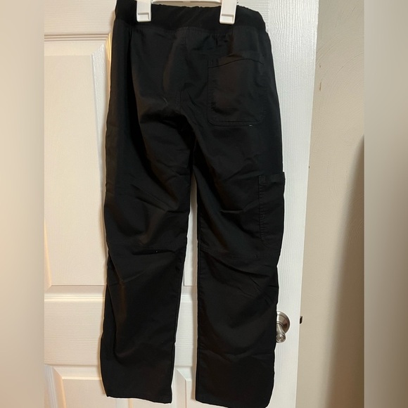 **SCRUB PANTS CHEROKEE **Women’s Scrub Pants in Black Xxs Petite - Picture 2 of 3